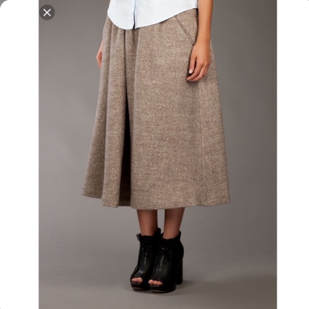 Acne Studios wool midi skirt with pockets